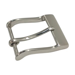 Hebilla de metal cromada modelo casual para cintur?n de 4cm 1.5 pulgadas