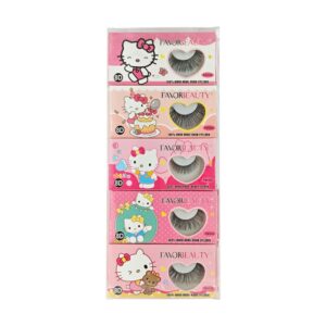 Paquete con 10 pares de pesta?as postizas sint?ticas FB1232