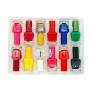 Set de Barniz, esmalte para u?as mini con 12 piezas, diferentes colores NP186