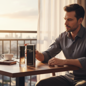 Perfume para caballero BLACK POINT iris y atalcado. Con 100 ml. Dupe / inspiraci?n LV5028