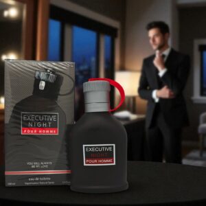 Perfume para caballero EXECUTIVE NIGHT (black) afrutado y fresco. Con 100 ml. Dupe / inspiraci?n 230210