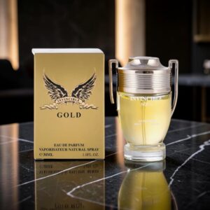 Perfume para caballero INVINCIBLE GOLD aroma frutal dulce. Con 100 ml. Dupe / inspiraci?n PC7210