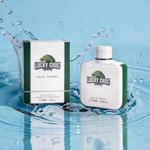 Perfume para caballero LUCKY CROC WHITE. Con 100 ml. Dupe / inspiraci?n VL8814-1